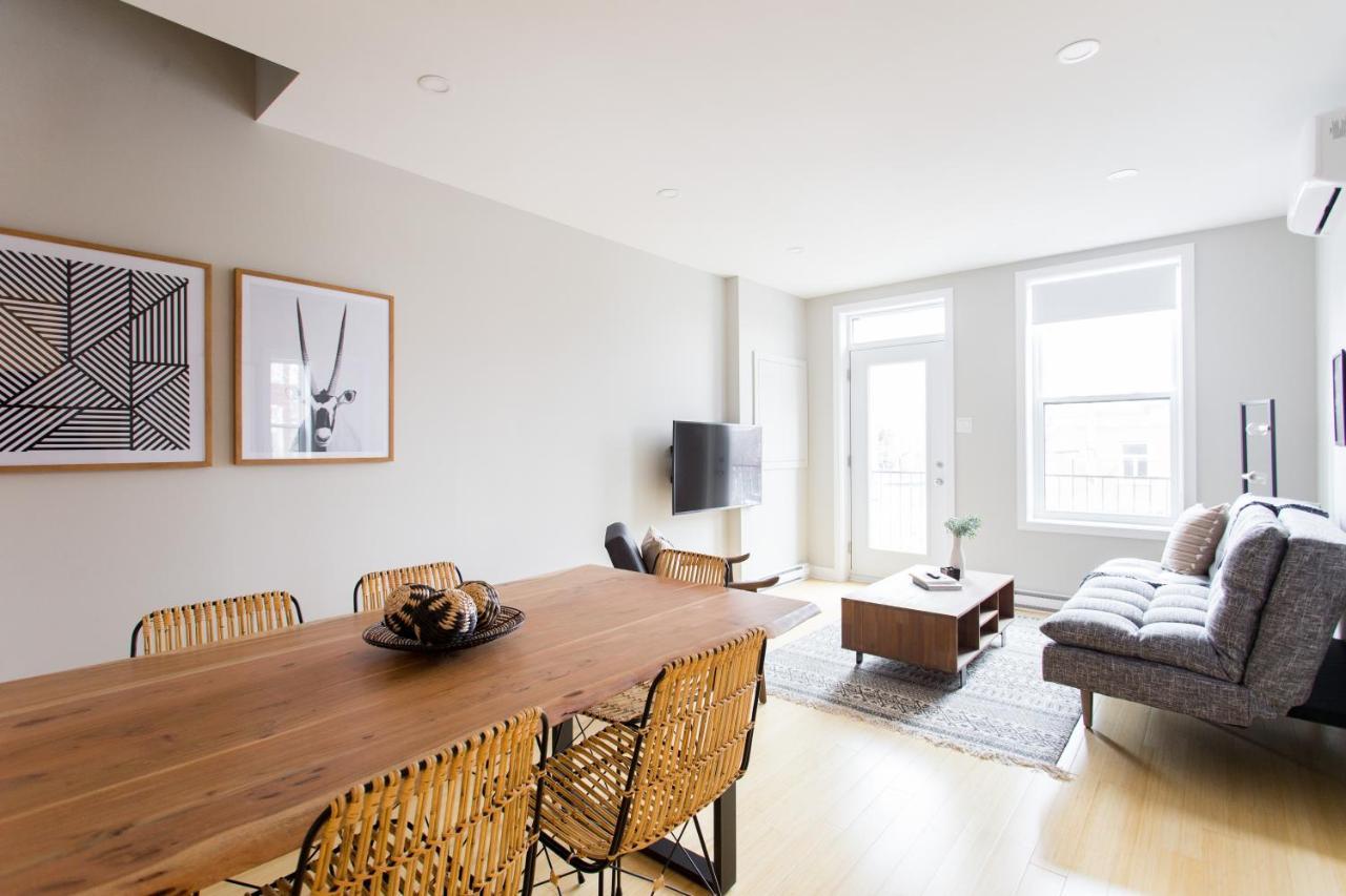 Trendy Little Italy 3 Bedroom Condo By Den Stays Montreal Exteriér fotografie